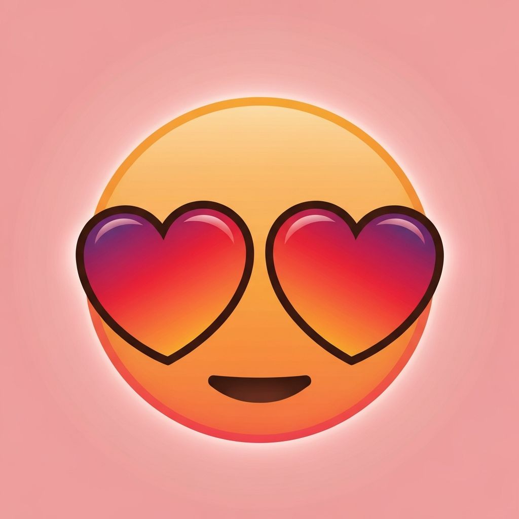๐ Heart Eyes Emoji