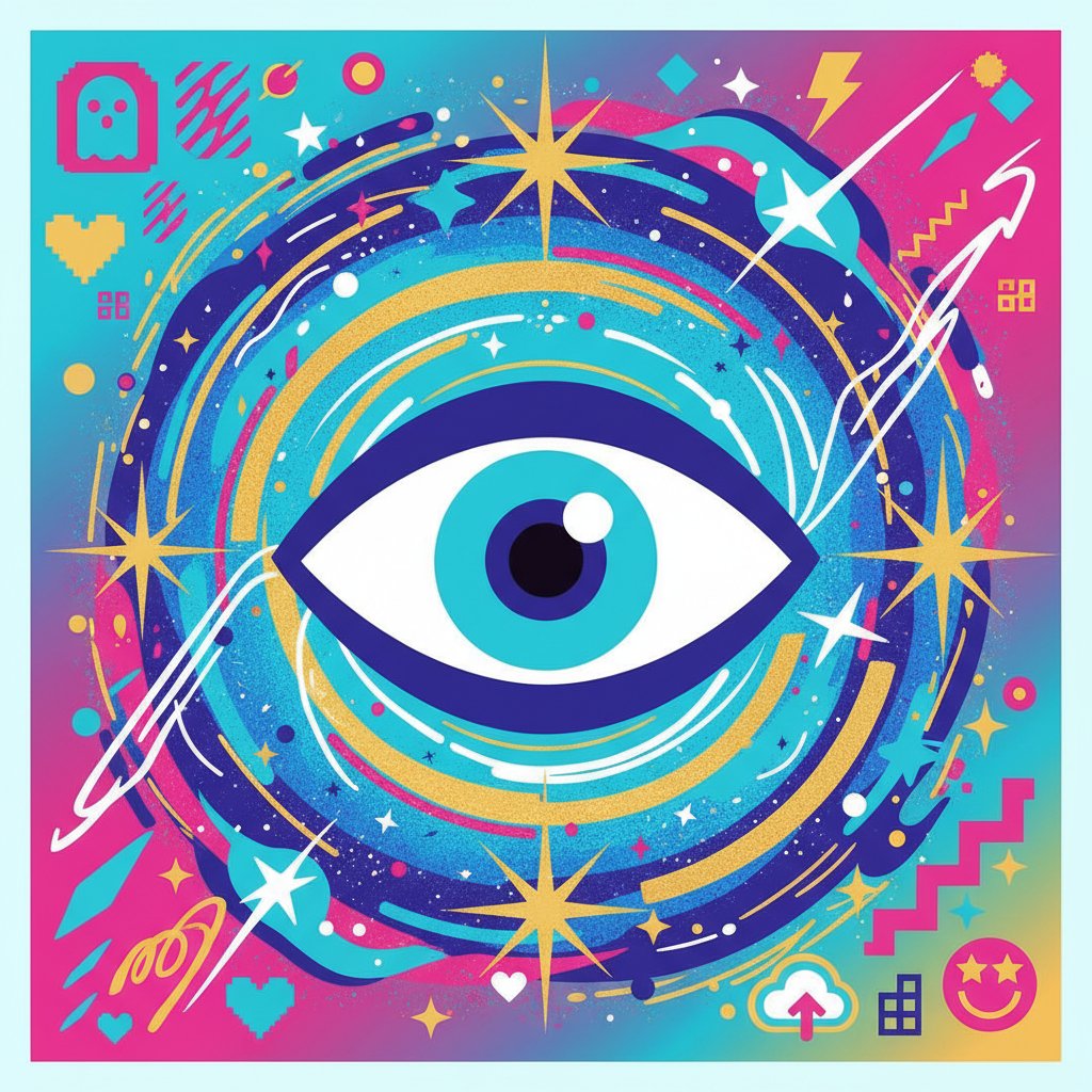 Nazar Amulet Emoji Meaning ๐งฟ